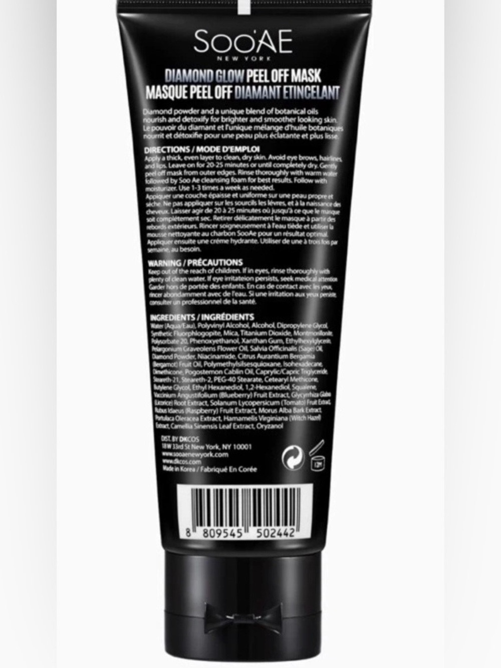 Soo’AE-Diamond Glow Peel Off Mask – 3.4Fl.oz - Picture 2 of 4